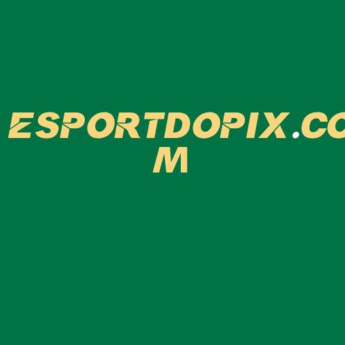 Logo da ESPORTDOPIX